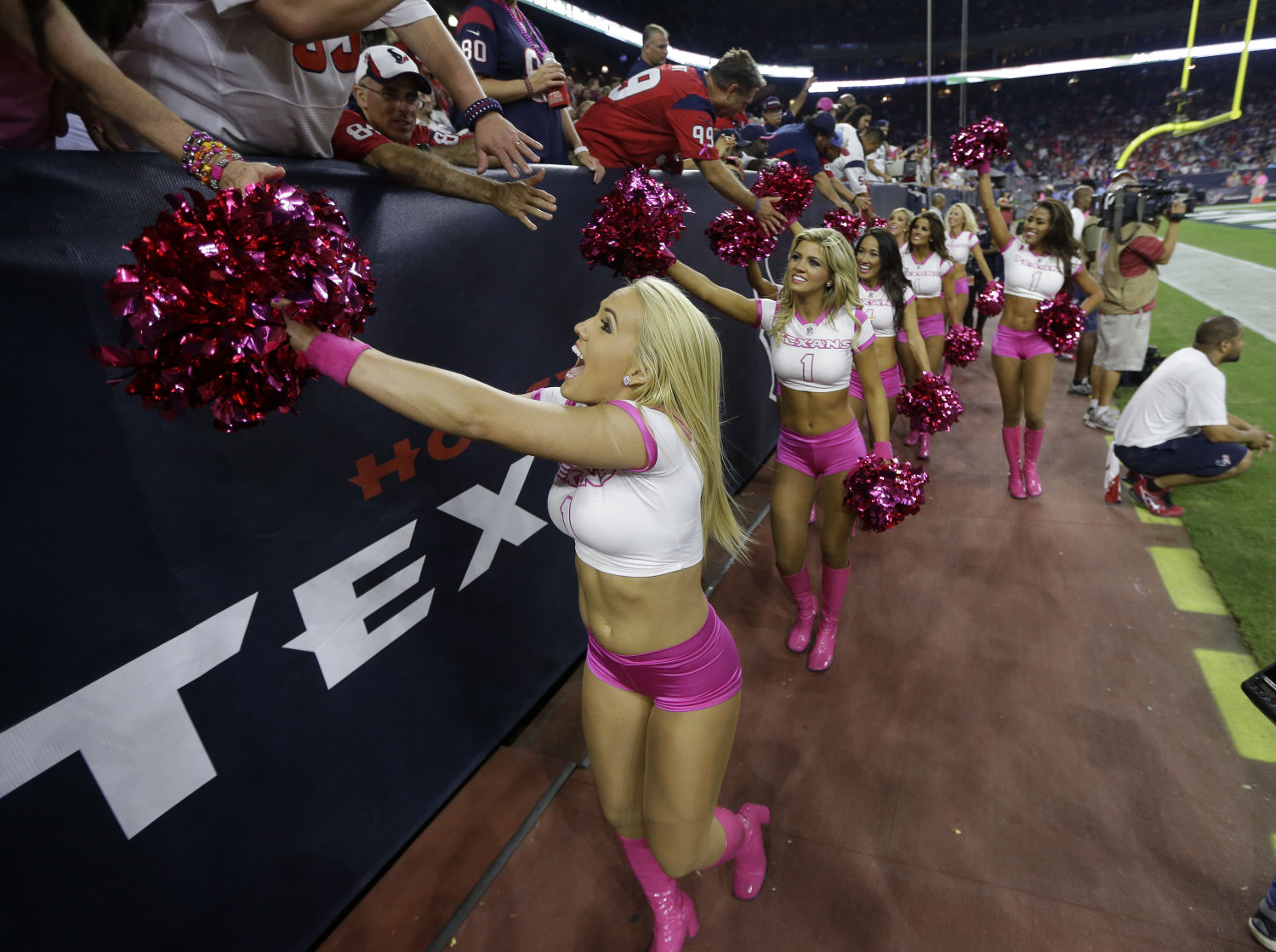 Houston Texans Cheerleaders Breast Cancer Awareness